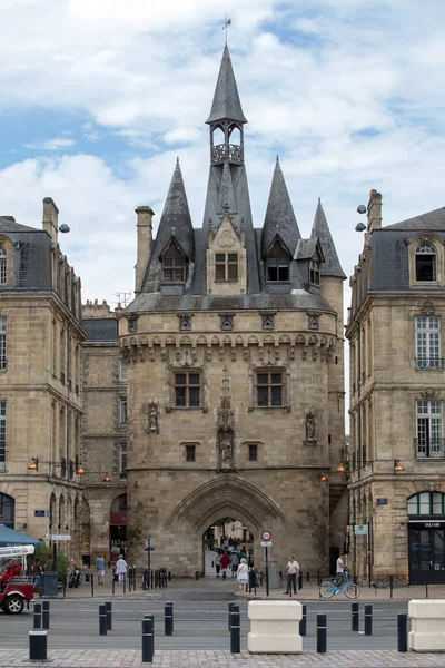 Bordeaux Frankrijk September 2018 City Gate Cailhau Middeleeuwse Poort Bordeaux — Stockfoto