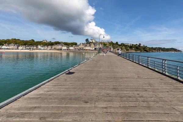 Cancale Francia Septiembre 2018 Muelle Fenetre Puerto Houle Cancale Bretaña —  Fotos de Stock