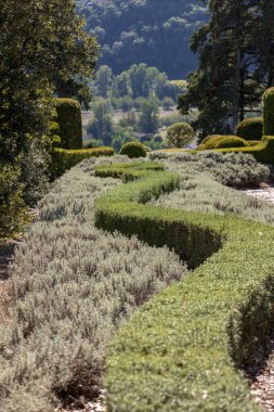 Jardins de Marqueyssac Fransa'nın Dordogne bölgede bahçeleri