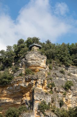  Jardins de Marqueyssac Fransa'nın Dordogne bölgedeki Belvedere bakış açısı
