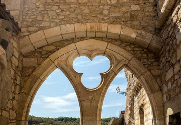 Bazylika Sauveura Rocamadour Miasto Episkopalne Sanktuarium Najświętszej Marii Panny Lot — Zdjęcie stockowe