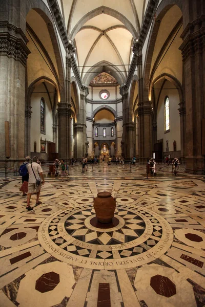 Florence Italie Septembre 2011 Florence Duomo Grotte Principale Intérieur Cathédrale — Photo