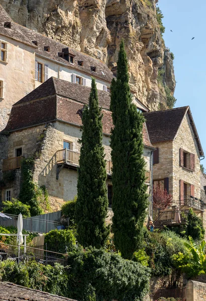 Středověká Vesnice Beynac Cazenac Departement Dordogne Francie — Stock fotografie