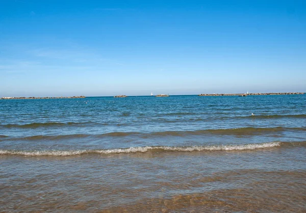 Cesenatico Emilia Romagna Italy Sept 2019 People Resting Sunny Day — Stock Photo, Image