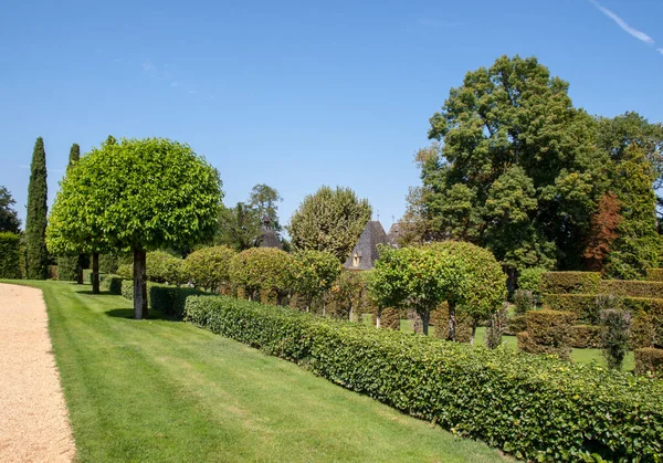Los Pintorescos Jardins Manoir Eyrignac Dordoña Francia — Foto de Stock