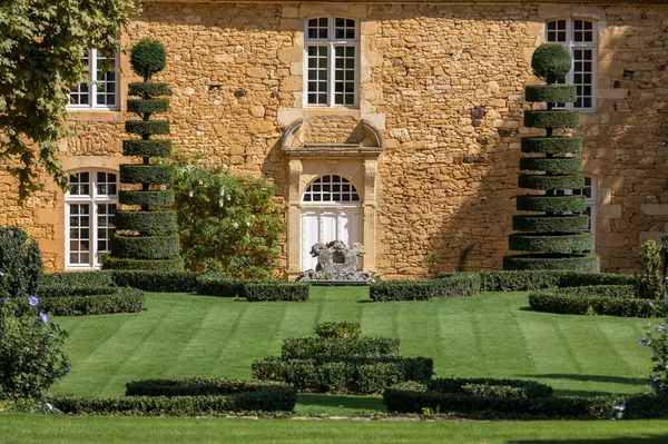 Malebné Jardins Manoir Eyrignac Dordogne Francie — Stock fotografie