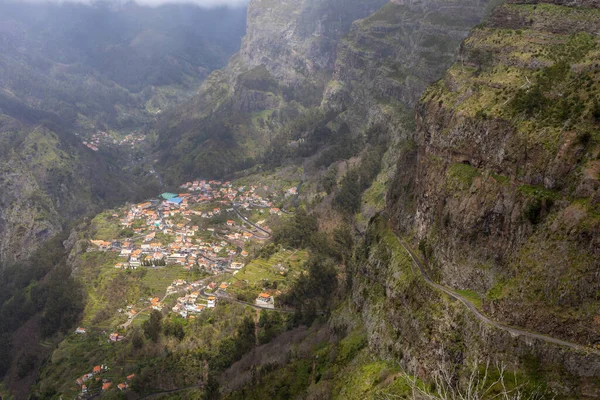 Vale Das Monjas Curral Das Freiras Ilha Madeira Portugal — Fotografia de Stock