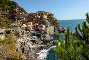 Manarola - İtalya 'nın Cinque Terre kentlerinden biri