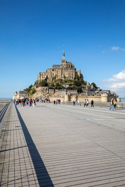 Mont Saint Michel Francia Septiembre 2018 Mont Saint Michel Isla —  Fotos de Stock