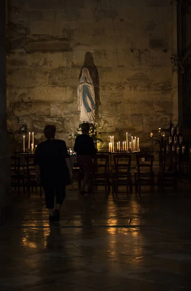 Troyes Francia Agosto 2018 Basílica Saint Urbain Iglesia Gótica Del — Foto de Stock