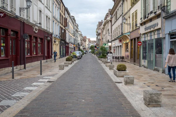 Troyes Frankreich August 2018 Blick Auf Die Altstadt Von Troyes — Stockfoto