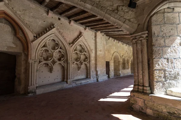 Saint Emilion Frankrike September 2018 Medeltida Franska Kloster Vid Kyrkan — Stockfoto