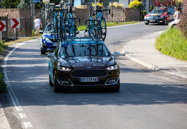 Cracovia Polonia Agosto 2018 Vehículo Equipo Ruta Del Tour Pologne — Foto de Stock