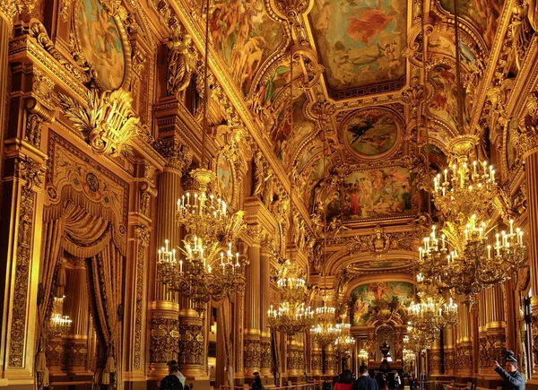 法国巴黎 2017年11月 巴黎加尼耶宫大厅 — 图库照片
