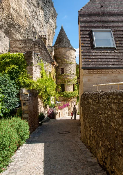 Roque Gageac Dordogne Francie Září 2018 Malebná Vesnice Roque Gageac — Stock fotografie