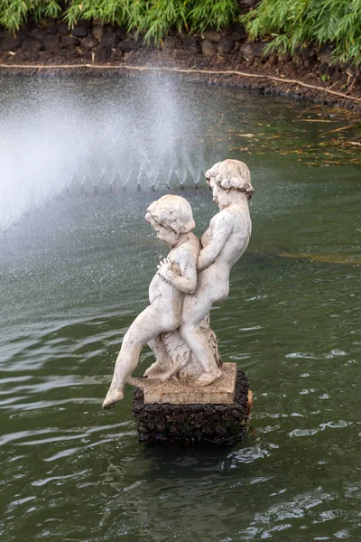Marmeren Sculptuur Meninos Funchal Municipal Garden Madeira Portugal — Stockfoto