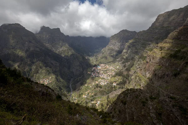 Vale Das Monjas Curral Das Freiras Ilha Madeira Portugal — Fotografia de Stock