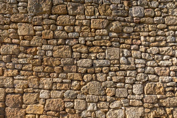 stock image Medieval stone wall in Domme, Dordogne, France