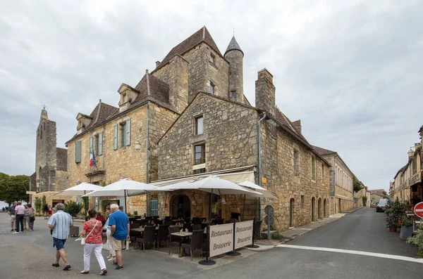 Domme Fransa Eylül 2018 Dordogne Fransa Nın Ortaçağ Şehri Domme — Stok fotoğraf