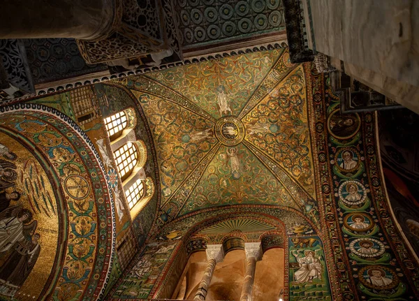 Ravenne Italie Septembre 2019 Intérieur Basilique San Vitale Qui Présente — Photo