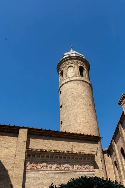 Famosa Basílica San Vitale Dos Exemplos Mais Importantes Arte Bizantina — Fotografia de Stock