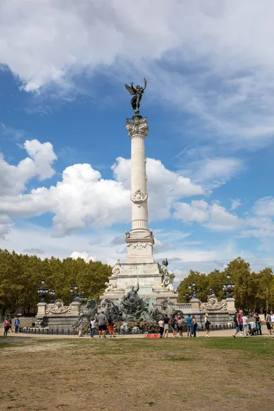 法国波尔多 2018年9月9日 法国波尔多吉伦特纪念碑 Esplanade Des Quinconces — 图库照片