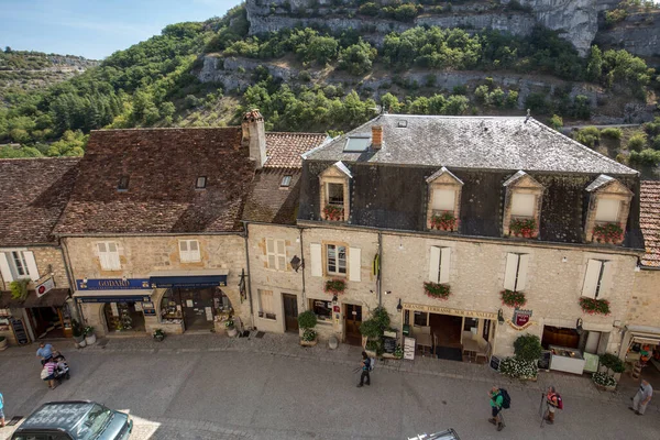 Rocamadour Fransa Eylül 2018 Kutsal Bakire Meryem Lot Midi Pyrenees — Stok fotoğraf