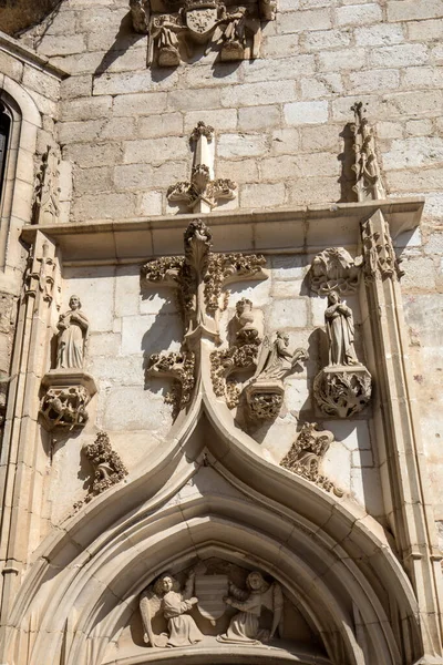 Basilika Von Sauveur Wallfahrtsort Rocamadour Bischofsstadt Und Heiligtum Der Jungfrau — Stockfoto