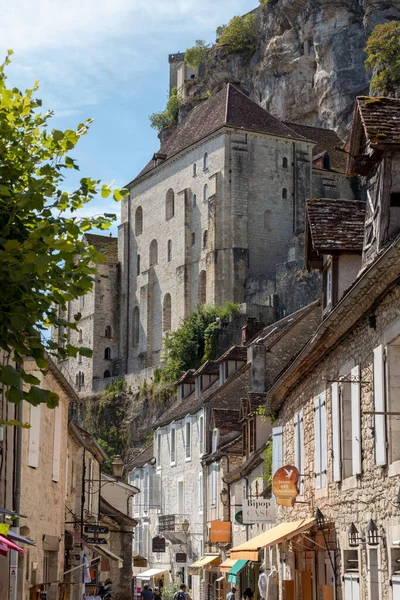 ロカマドール フランス 2018年9月3日 巡礼の町ロカマドール 聖公会都市と聖母マリアの聖域 ロット Midi Pyrenees フランス — ストック写真