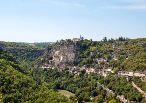 Pilgrimage Town Rocamadour Episcopal City Sanctuary Blessed Virgin Mary Lot — Stock Photo, Image