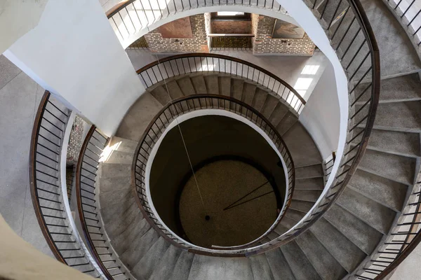 Frombork Polen September 2020 Trappen Foucault Pendulum Hangen Klokkentoren Radziejowski — Stockfoto