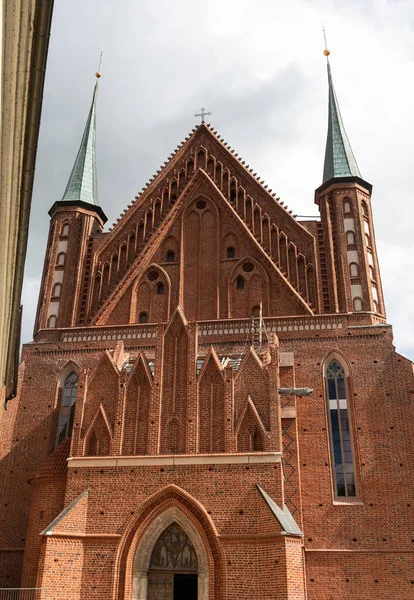 Uitzicht Frombork Cathedral Een Plek Waar Hij Werkte Copernicus Polen — Stockfoto