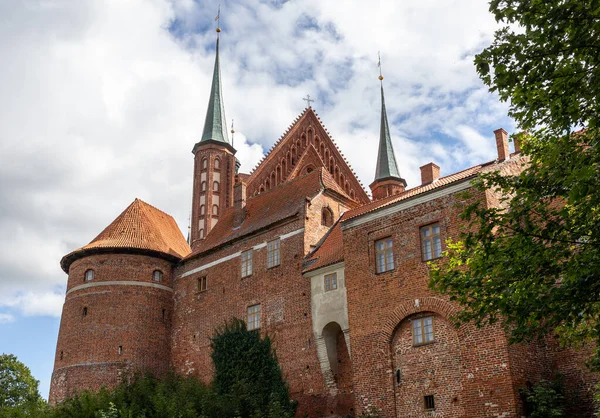 Frombork Colline Cathédrale Endroit Travaillait Copernic Pologne — Photo