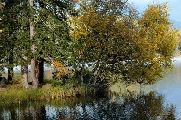 Naturlandschaft Mit Wunderschönem See Der Slowakischen Tatra Strbske Pleso — Stockfoto