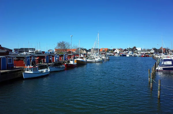 Raa Svezia Aprile 2018 Barche Ormeggiate Nel Porto Turistico Foce — Foto Stock
