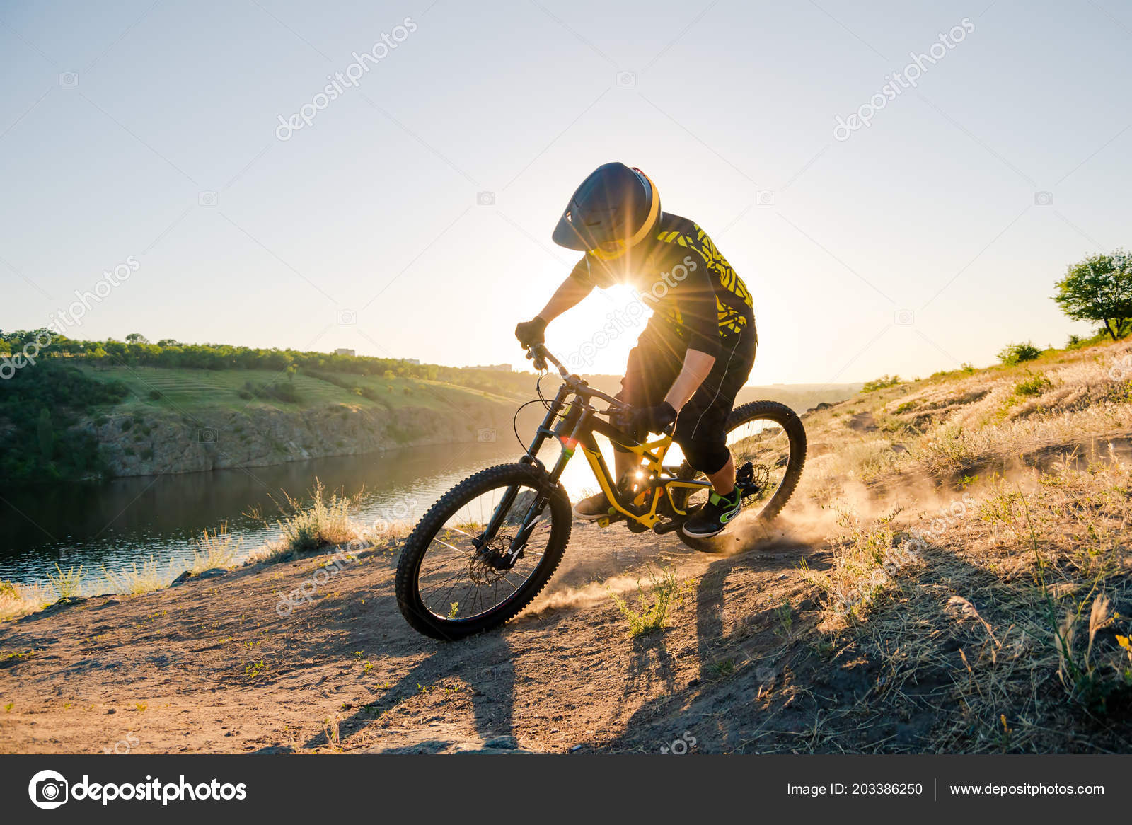 extreme downhill mountain bike