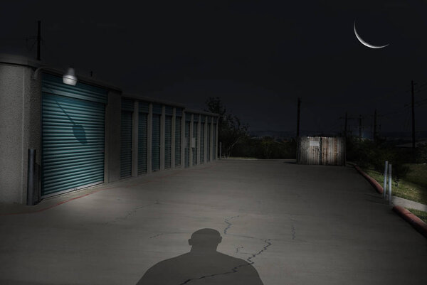 Scary Storage Units at Night