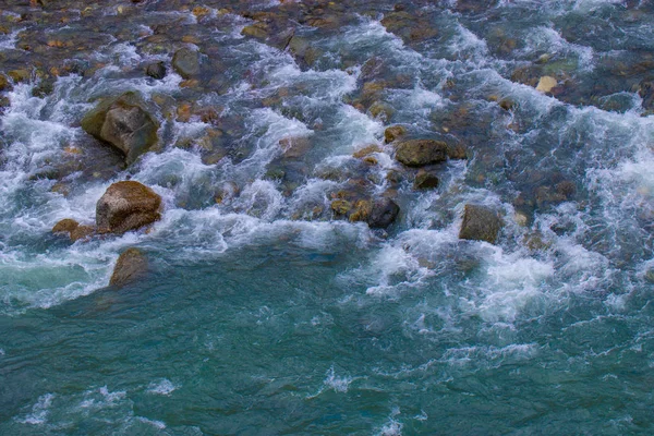 Água Limpa Rio Montanha Fundos Naturais — Fotografia de Stock