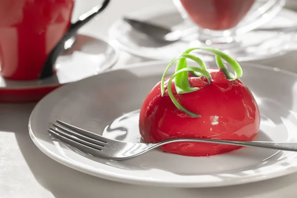 Gâteau Mousse Cerise — Photo