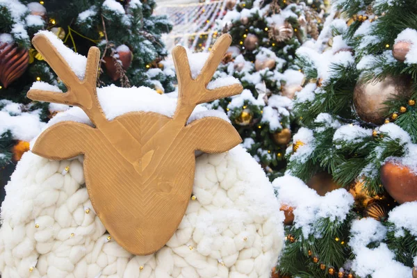 Nahaufnahme Des Weihnachtsbaum Hintergrunds — Stockfoto