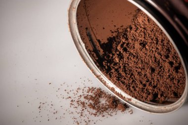 Kahvenin dokusunu. Seçili odak