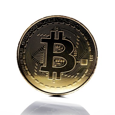 Bitcoin. Kripto para birimleri - bir klavye üzerinde bitcoin dijital kripto para birimleri.