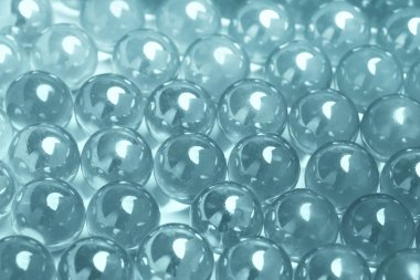 Şeffaf topları. Soyutlama.