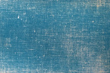 Mavi ekran deseni ve grunge arka plan dokular ile Vintage bez kitap kapağı.