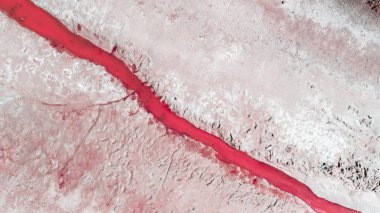 Baskunchak Gölü, Rusya.