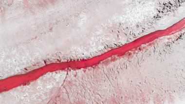 Baskunchak Gölü, Rusya.