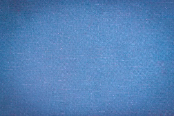 Bucheinband aus Vintage-Stoff mit blauem Siebmuster und Grunge-Hintergrund. — Stockfoto