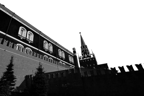 Kilátás a moszkvai Kreml, egy népszerű turisztikai látványosság. UNESCO Világörökség része. — Stock Fotó