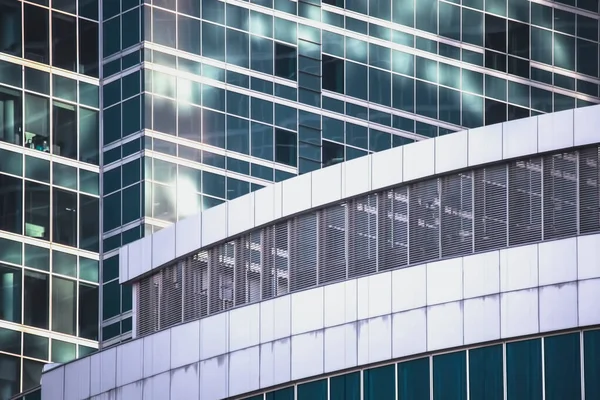 Modern office building glass facade fragment — Stock Photo, Image