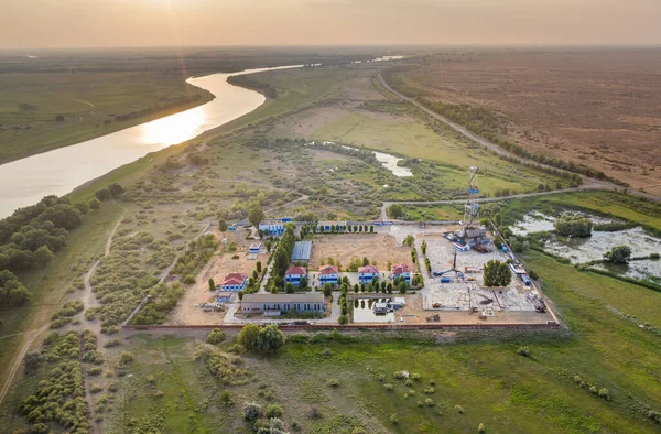 Opleidingscentrum voor olie- en gasboringen in Astrakhan — Stockfoto